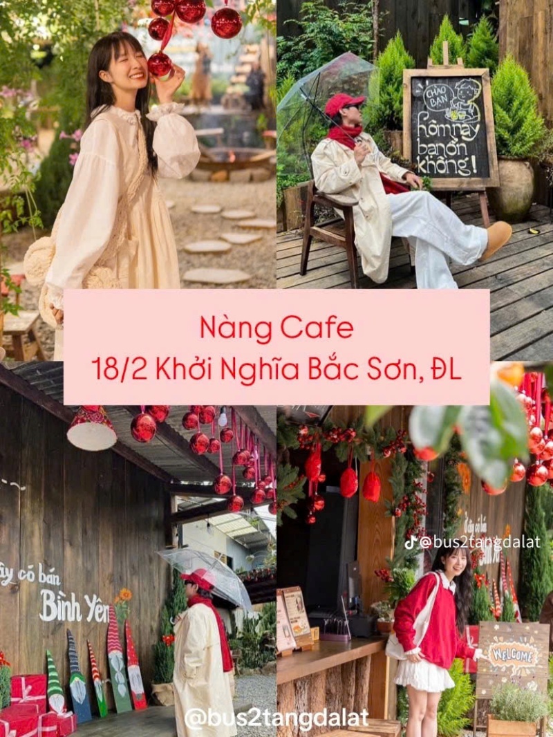 Quán Cafe Trang Trí Noel Đẹp - Cực Hot Tại Đà Lạt