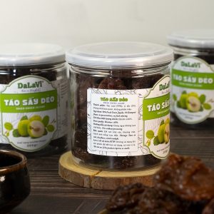Táo sấy dẻo không hạt, không đường, nguyên chất từ DaLaVi