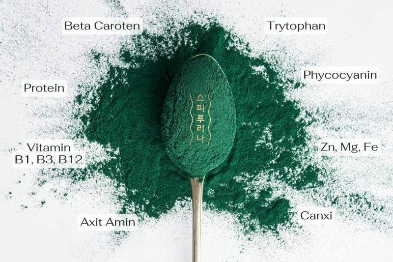 Tảo xoắn Spirulina: Bí quyết cho làn da tươi trẻ tuổi 18