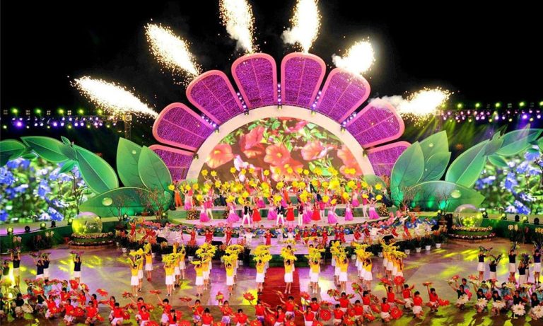 Sự kiện chào đón năm mới và bế mạc Festival hoa 2024