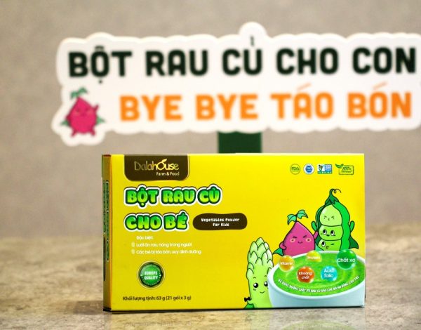 Bột rau củ cho bé
