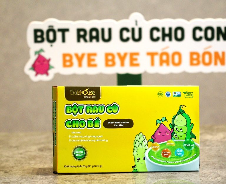 Bột rau củ cho bé